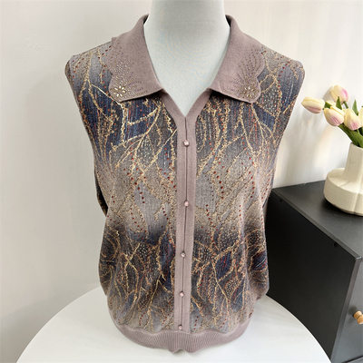 郭贵人妈妈秋装针织长袖t恤上衣