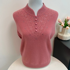 100%羊毛衫洋气妈妈装秋冬毛衣女新款2025中老年人奶奶内搭打底衫