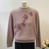 秋冬女上衣中老年人保暖加绒加厚针织打底衫 妈妈冬装 一体绒打底衫