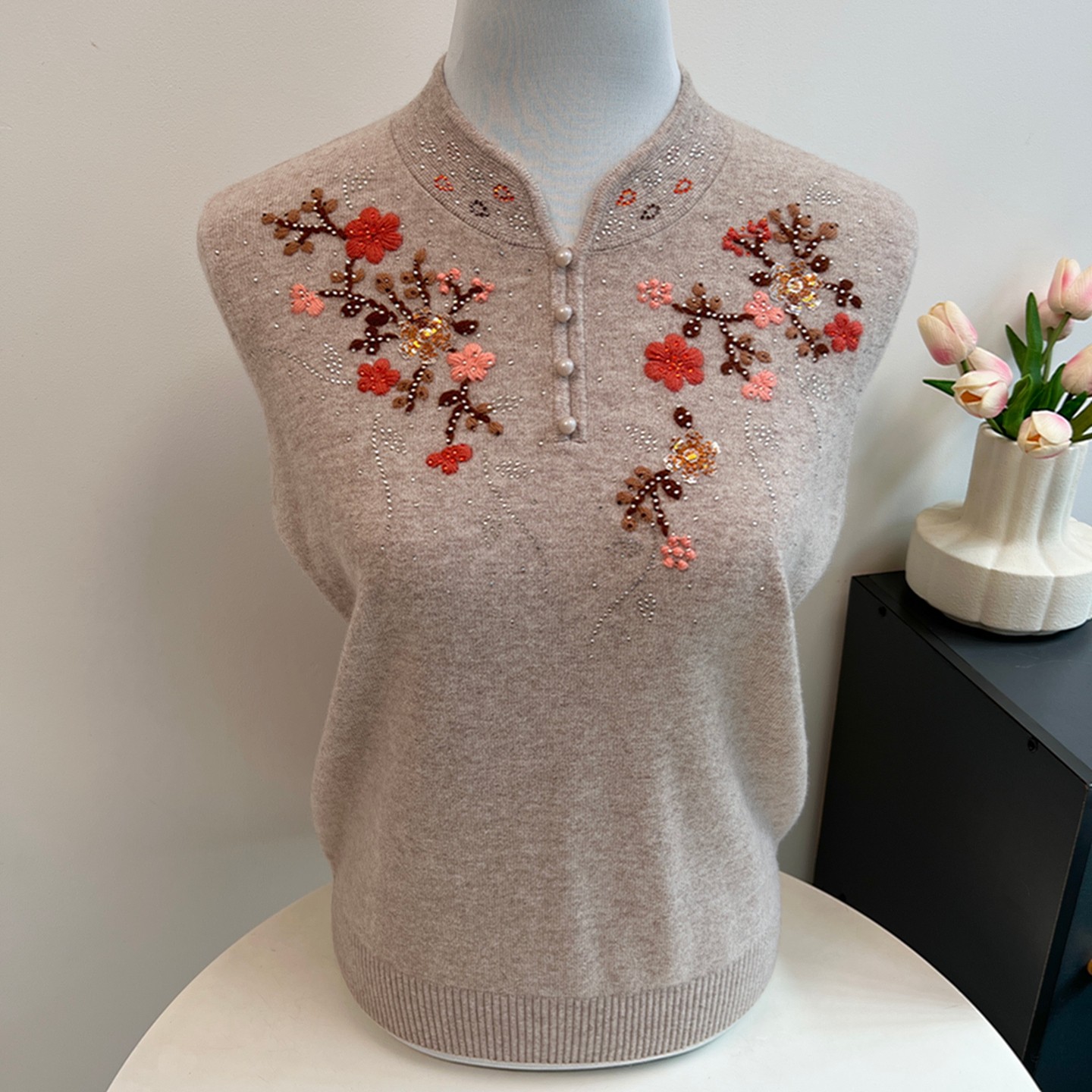 100%纯羊毛衫妈妈装秋冬毛衣女中老年人奶奶款洋气保暖打底衫上衣,女装/女士精品,中老年女装,淘宝优惠券,粉丝福利购,淘宝优惠卷