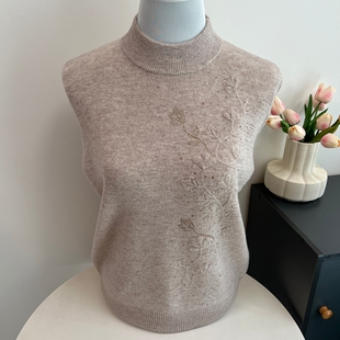 妈妈毛衣内搭打底衫 冬装 中老年人奶奶保暖 女上衣2025新款 全羊毛衫