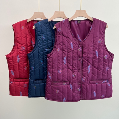 奶奶装秋冬棉衣内胆轻薄马夹