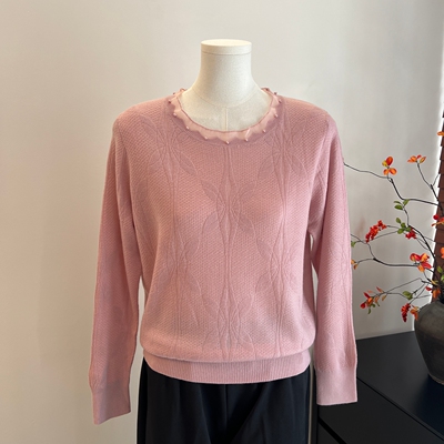 气质妈妈秋装新款针织小衫