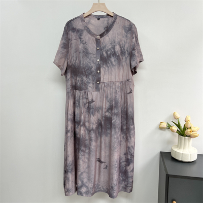 郭贵人奶奶夏装裙子老年人连衣裙