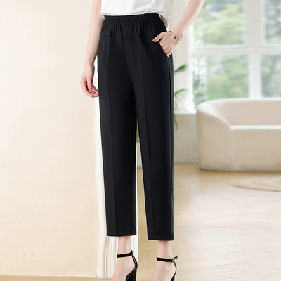 郭贵人妈妈裤子薄款九分裤夏季