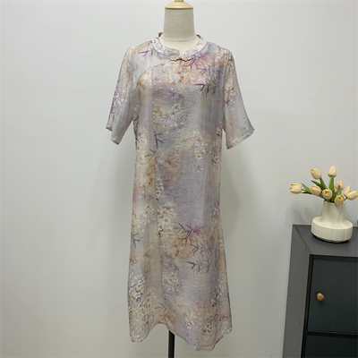 郭贵人妈妈夏装洋气连衣裙