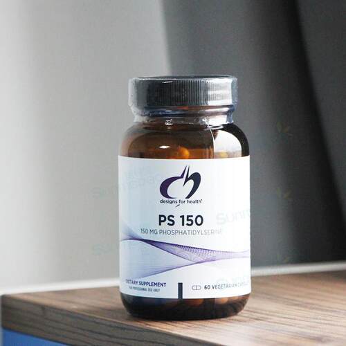 美国正1DFH健康品计PS50 磷脂设酰丝氨BJV酸PS大脑营养补充剂60粒