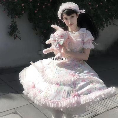 古早感花墙lolita洛丽塔