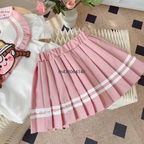 女童夏季新款套装2025儿童jk制服正版女宝洋气学院风两件套裙子