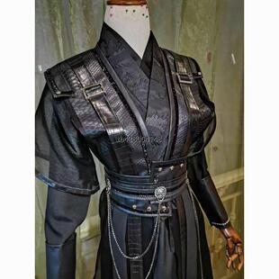 古装黑色男劲装黑水贺玄顾昀墨燃萧策安cos服墨燃cos服古风男装
