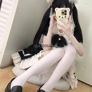 猫咪cos可爱女仆lolita洛丽塔Lolita连衣裙围裙