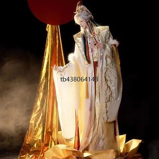 原创【树神】汉服春夏季国风cosplay服男女同款刺绣超仙COS服全套