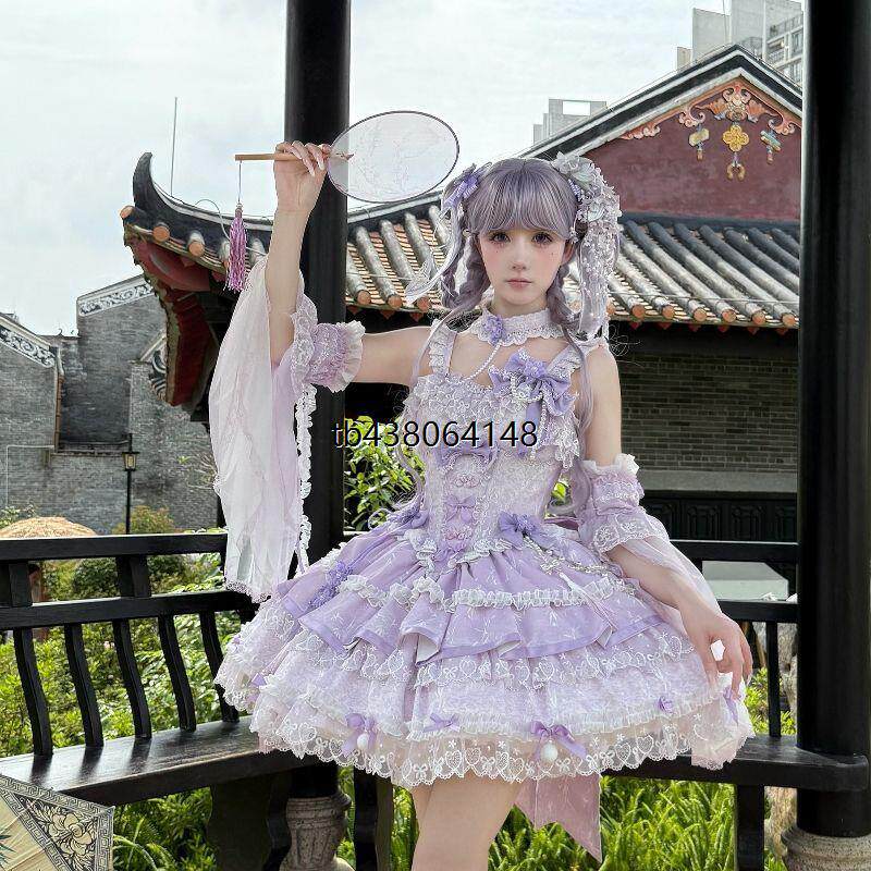 洛丽猫新款 春樱序 新中式Lolita【现货掉落】安利28送团扇