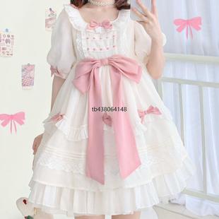 铃兰诗Lolita原创宫廷风法式连衣裙女洛丽塔