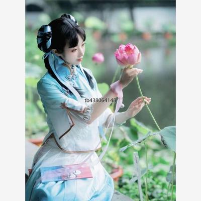 西施cos服诗语江南民国风