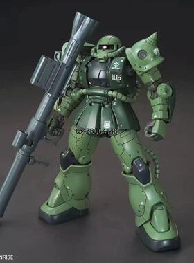 集模社新品GTO绿色扎古hg1-144 拼装模型送荧光水贴