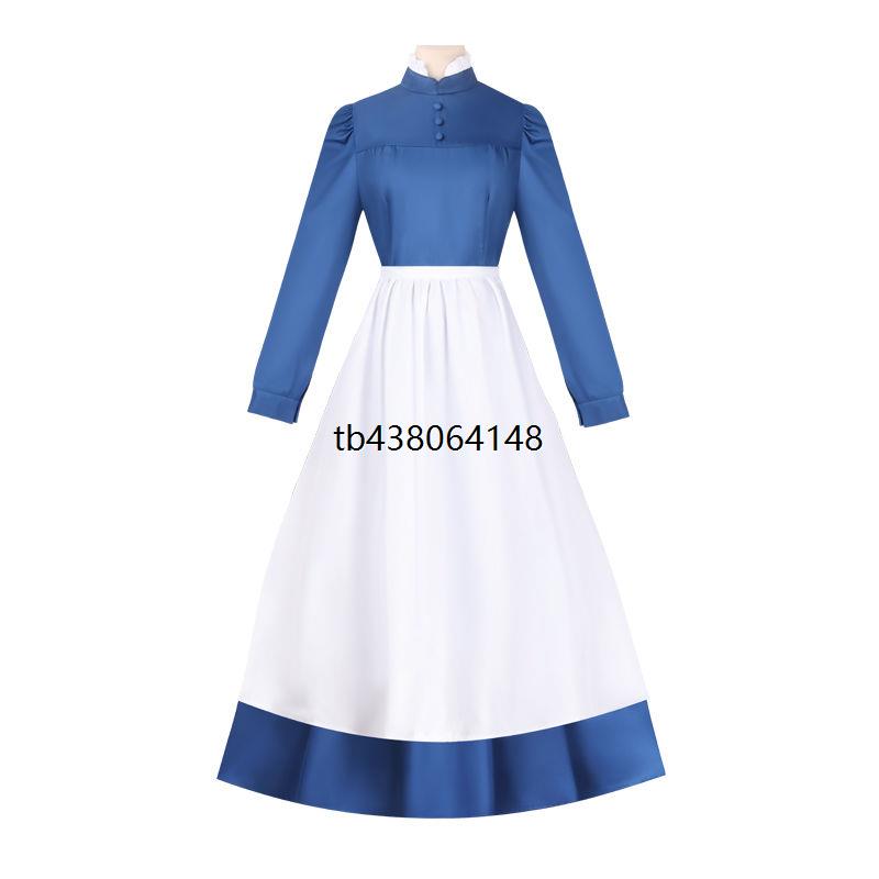 哈尔的移动城堡苏菲cos服日常可穿连衣裙cosplay角色扮演动漫服装