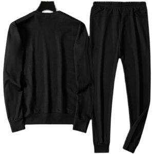 22秋春季套装套头长裤休闲圆领长袖大码简欧QT4066-1-TA8950-P115图片