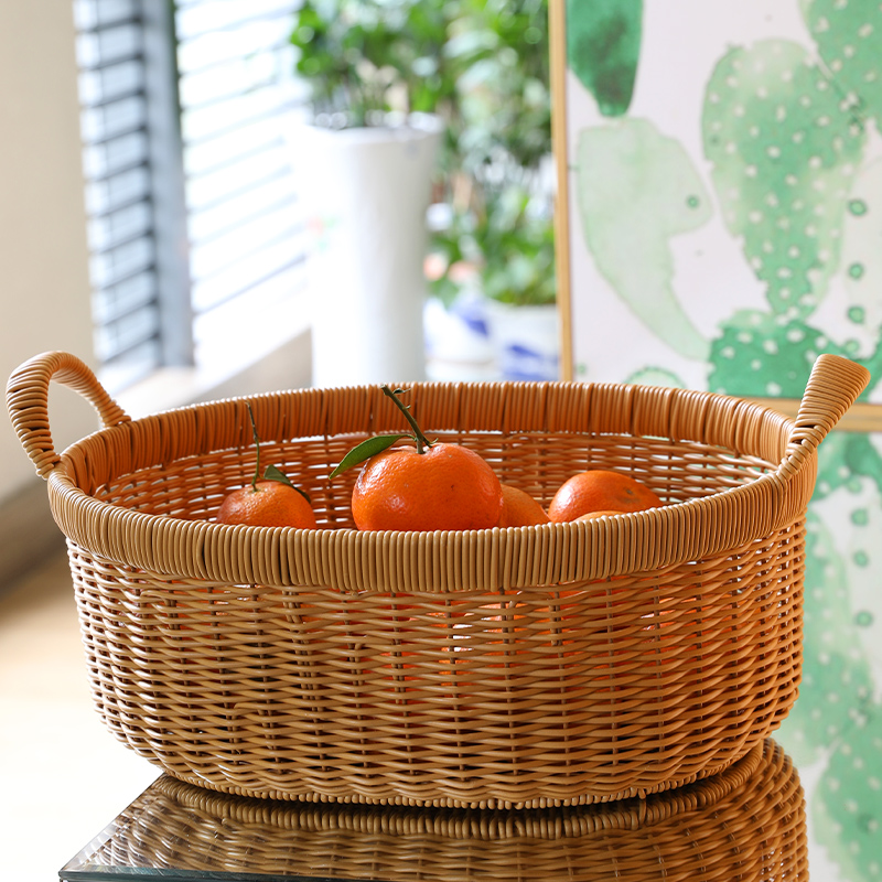 家好点收纳筐水果篮零食杂物馒头
