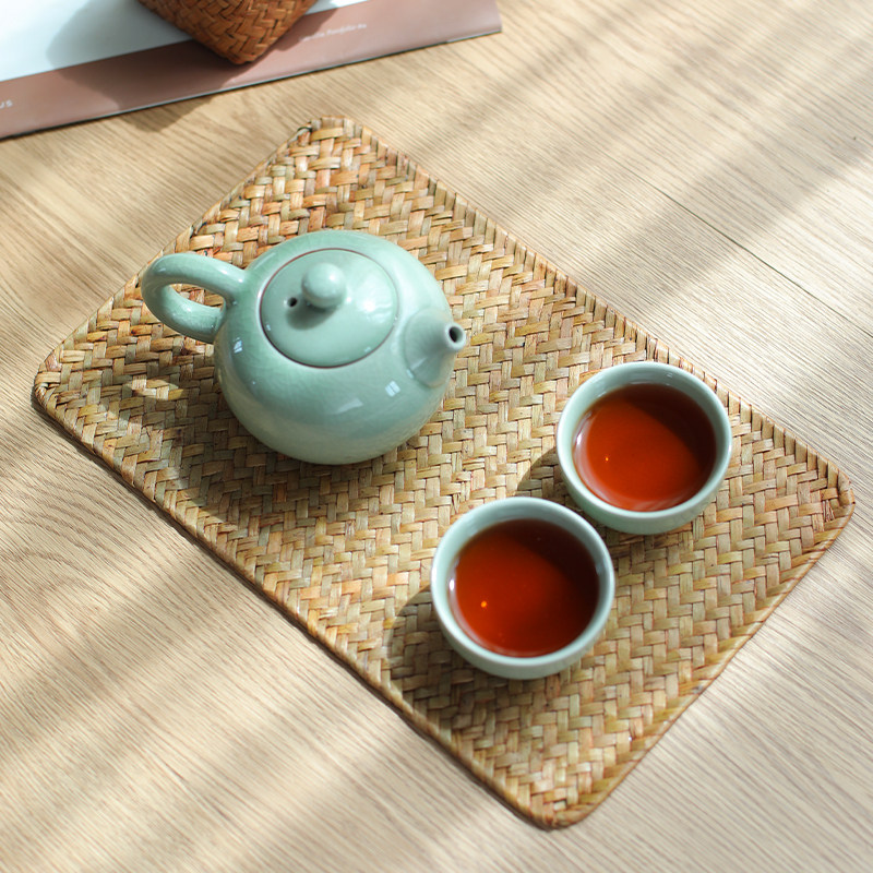 家好点编织防烫餐垫复古茶几垫中式简约草编碗盘茶杯垫隔热垫子,餐饮具,餐垫,淘宝优惠券,粉丝福利购,淘宝优惠卷
