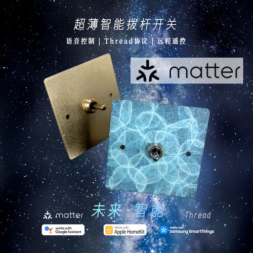 英诺诗达matter智能拨杆开关