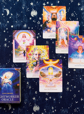 塔罗牌光之工作者神谕卡 Lightworker Oracle卡牌taluopai