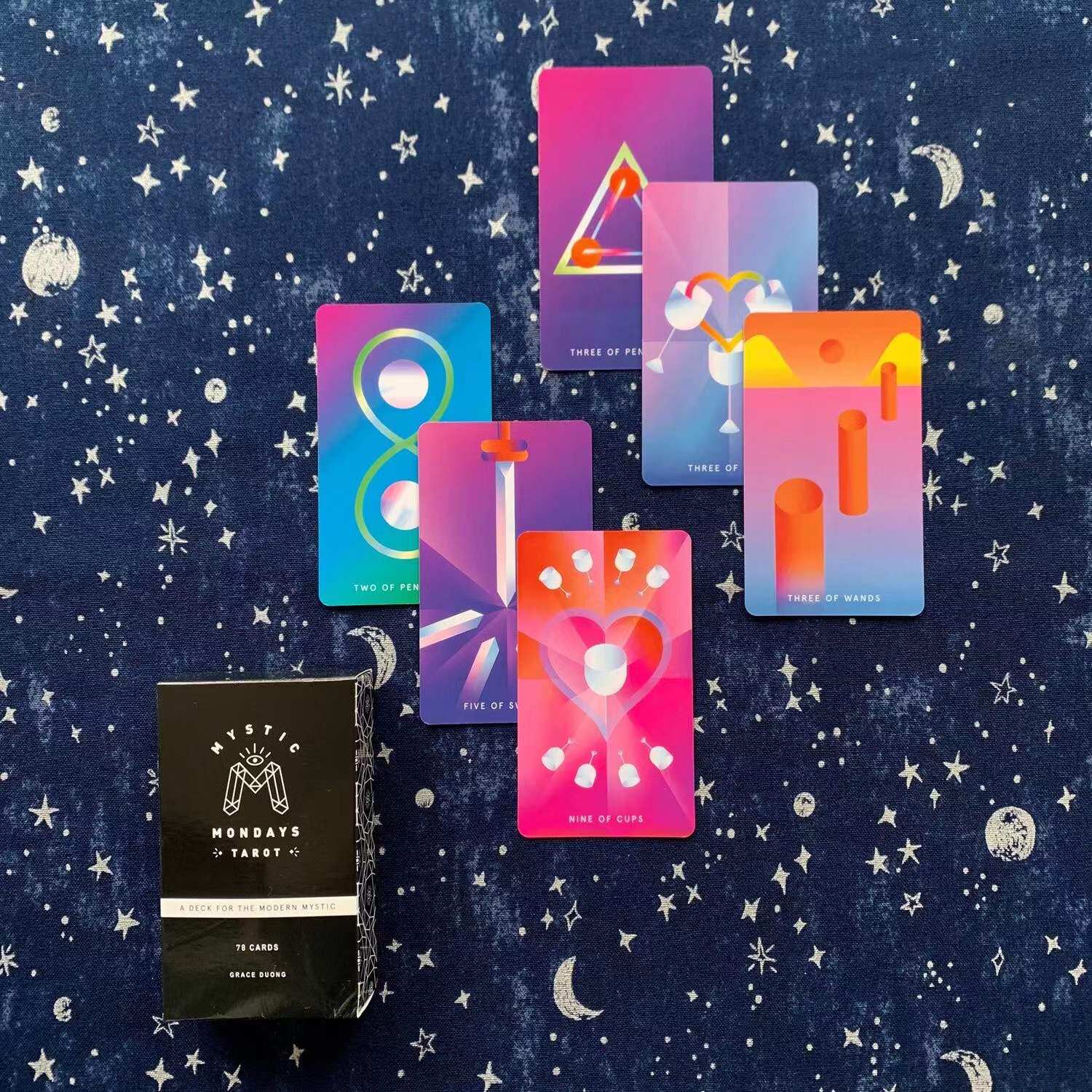 塔罗牌塔luo牌星期一Mystic Monday Tarot Card Deck马赛系卡牌