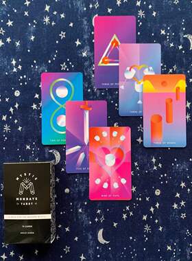 塔罗牌塔luo牌星期一Mystic Monday Tarot Card Deck马赛系卡牌