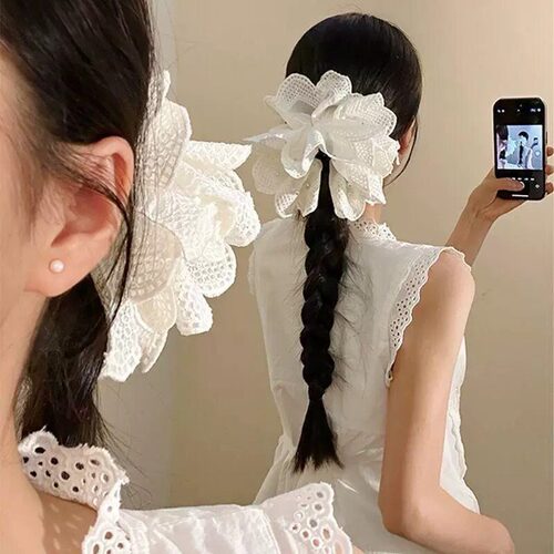 韩系大号花朵抓夹后脑勺百搭
