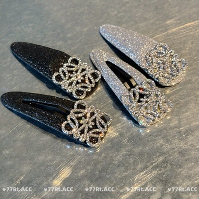 韩国水钻精致侧边发夹发卡