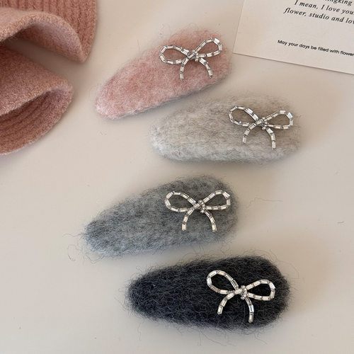 韩国时尚清新新款蝴蝶结发夹
