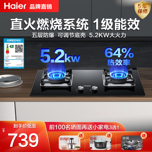 海尔Q2BE53双灶燃气灶