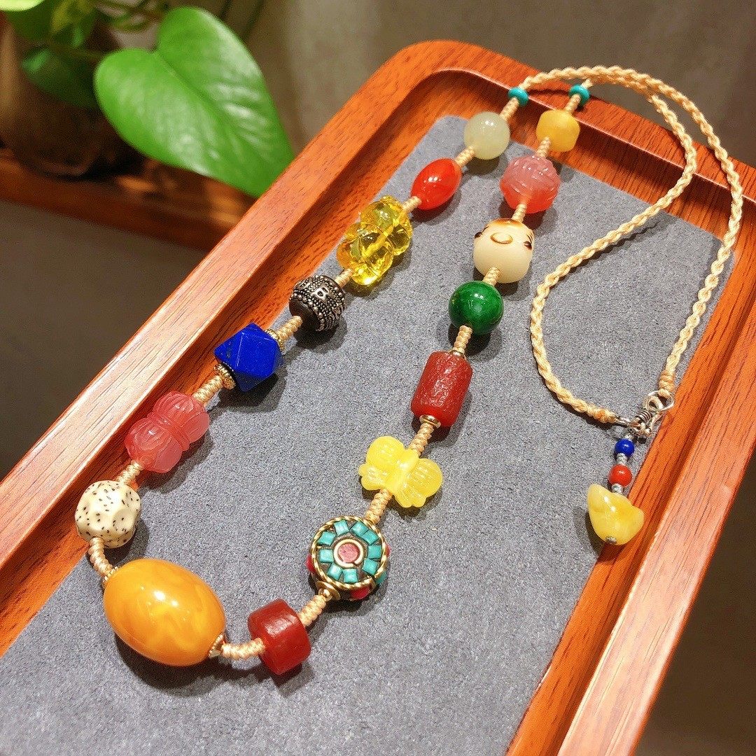 天然原矿蜜蜡貔貅吊坠项链毛衣链女款原创设计送老婆闺蜜礼物,饰品/流行首饰/时尚饰品新,颈饰,淘宝优惠券,粉丝福利购,淘宝优惠卷