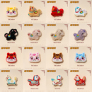 春节送物卡通毛绒胸针2026马年新款 饰 别针徽章新年礼物配饰包包装