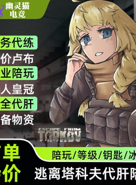 逃离塔科夫陪玩代练代打代肝等级买金保镖任务卢布pve/pvp3x4物品