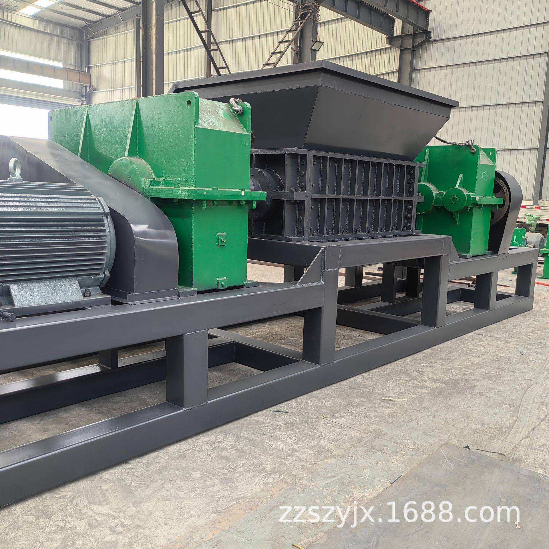 线路板煤气罐撕碎机厂家大型木材秸秆撕破机打包带橡胶粉碎机