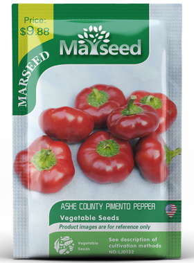 【MARSEED火星家】传家宝Ashe County Pimento皮门托甜椒辣椒种子