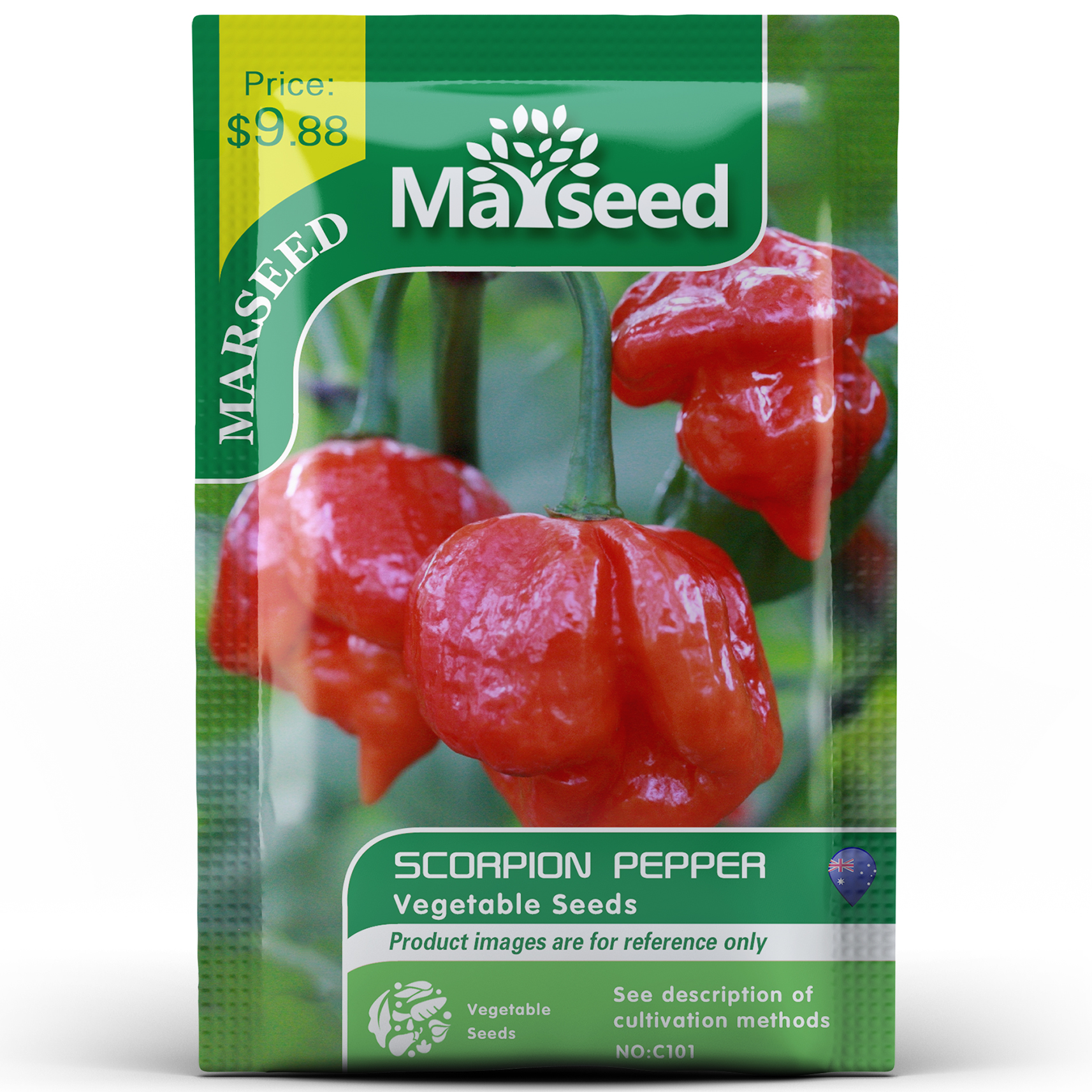 进口变态辣卡罗来纳死神辣椒种子