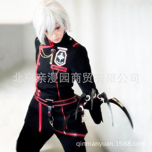 【亲漫园】驱魔少年格雷少年亚连沃克动漫展万圣节表演cosplay服
