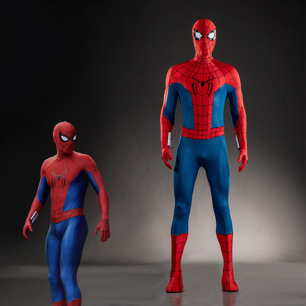外贸新款蜘蛛侠4崭新之日cos蜘蛛侠cos服cosplay服装连体衣蜘蛛侠