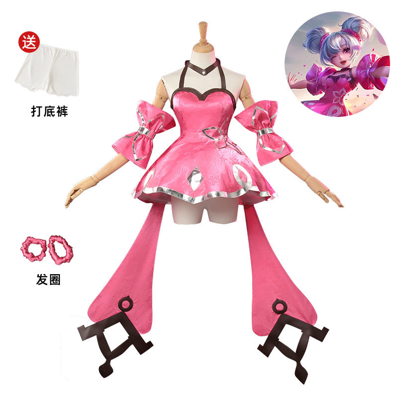 小乔cos服王者绒耀cos服原皮cos游戏古装古风国风动漫二次元套装