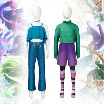 变身吉妹cosplay服装露比吉尔曼人鱼切尔西cos儿童舞台表演服装