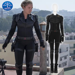 黑寡妇师妹叶莲娜cos服全套黑色战衣cosplay紧身衣漫威女