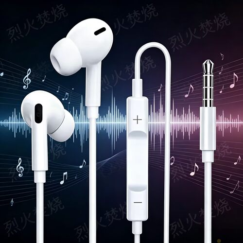 第五代新款网红专用抖音明星爆款有线耳机线入耳式线控带麦K歌dac