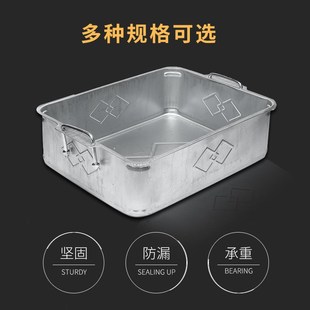 五金周转箱长方形螺丝收纳盒仓库金属铁皮零件盒铁箱工业用铁盒子