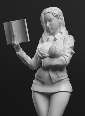 海洋宇宙原创正版GK微缩1/12白模型1/24手办1/35女老师性感日M109