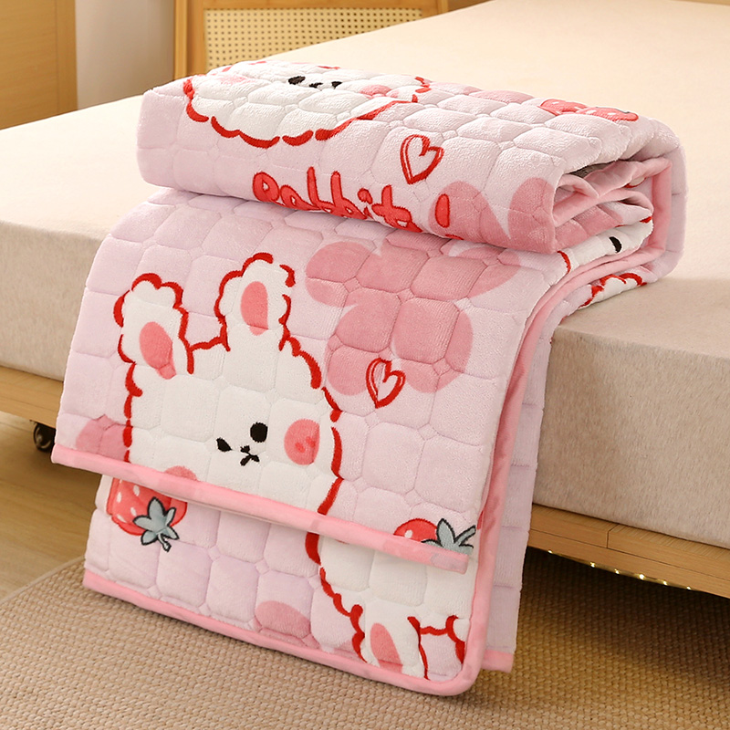 牛奶绒床垫毛毯软垫家用褥子夹棉学生宿舍专用垫被子加绒被褥铺床