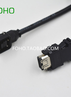 三菱伺服编码器专用电缆MR-J3ENCBL5M-A1-L动力线PWS1CBL5M-AJ4线