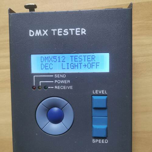 DMX512 测试器 信号检测调试仪器议价维修