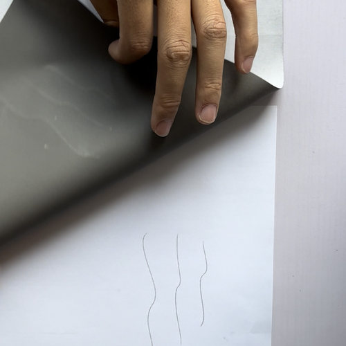 可擦写灰色临摹描图绘画复写印纸